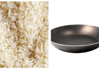 Can you cook rice in a nonstick pan?