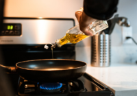Do you add oil before or after heating the pan?