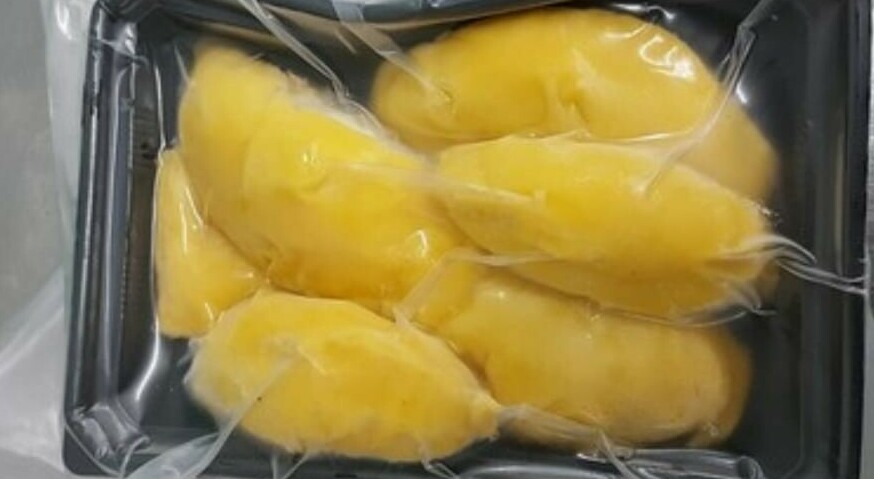 Freeze durian with air tight container